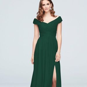 David’s Bridal Juniper Off the Shoulder Dress